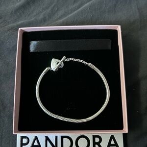 Pandora T-bar bracelet size 7.9